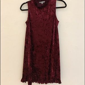 NWOT✨ Maroon Velvet Evening Dress💫